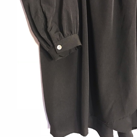 SOLD- Honey punch Long sleeve black dress - Picture 7 of 8